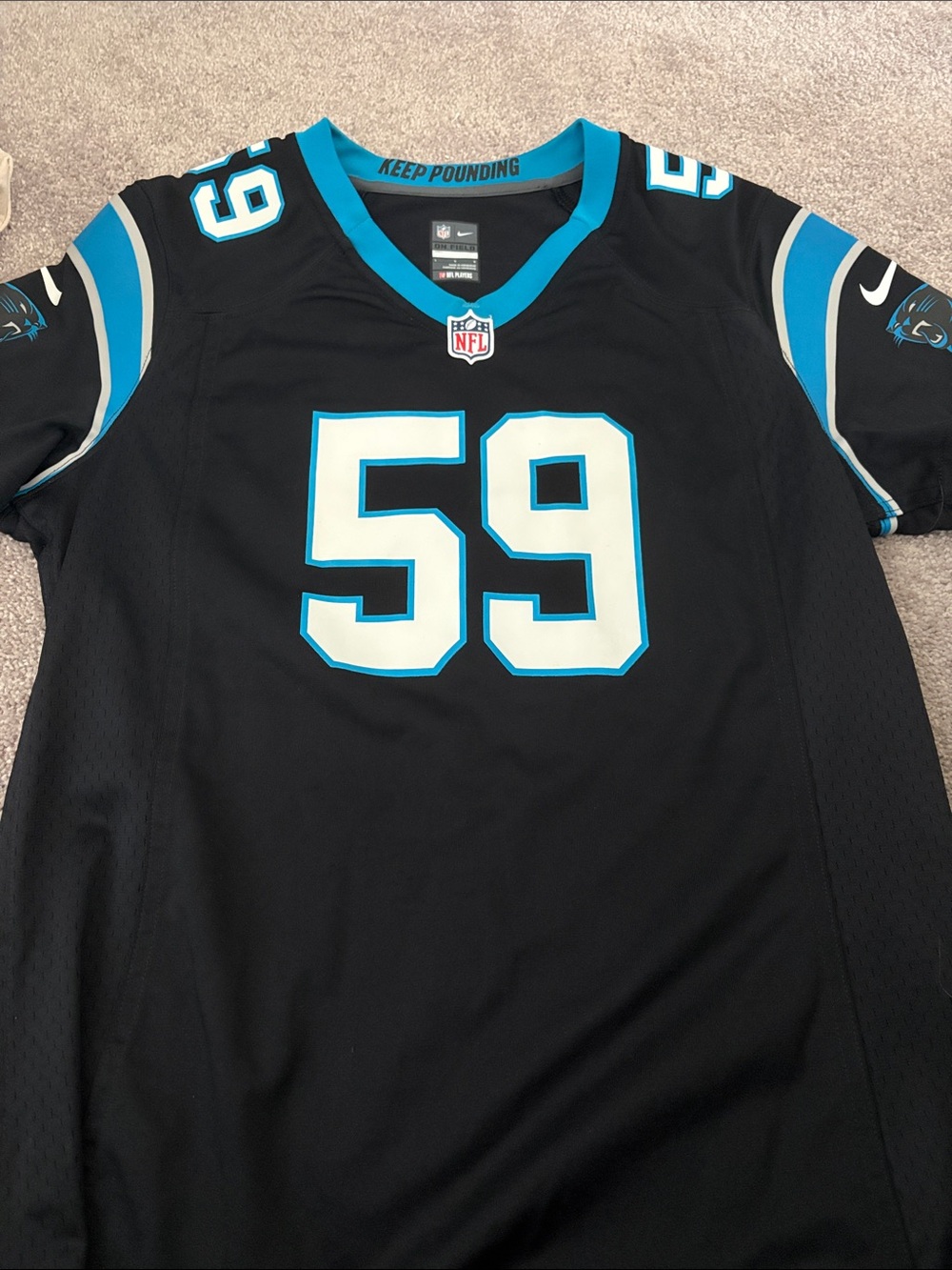 Nike Panthers #59 Football Jersey